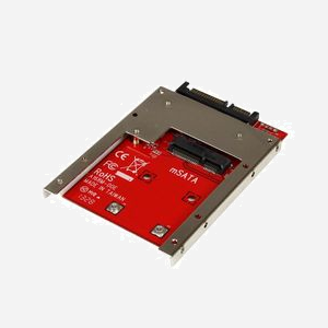 StarTech.com Adaptateur mSATA vers SATA 2.5" SAT32MSAT257 - Convertisseur SSD mSATA vers SATA 3.0 6Gbps, 7mm hauteur, support Windows/macOS/Linux - Miniature 2