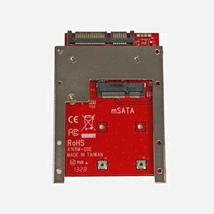 StarTech.com Adaptateur mSATA vers SATA 2.5" SAT32MSAT257 - Convertisseur SSD mSATA vers SATA 3.0 6Gbps, 7mm hauteur, support Windows/macOS/Linux - Miniature 3