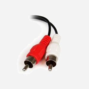 StarTech.com Adaptateur Audio MUFMRCA : Câble Y Mini-Jack 3.5mm Mâle vers 2x RCA Femelle, 15cm, Contacts Nickel, RoHS, PVC Noir - Miniature 3