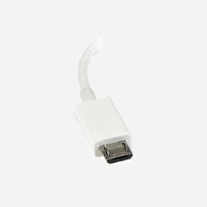 StarTech.com Adaptateur Micro USB vers USB 2.0 Host OTG 12.7cm, Micro-USB B mâle vers USB A femelle, PVC Blanc, RoHS, UUSBOTGW - Miniature 2