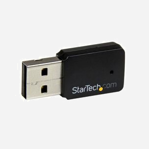 StarTech.com USB433WACDB - Adaptateur USB 2.0 WiFi AC600 Dual Band 802.11ac, chipset Realtek RTL8811AU, 433Mbps/5GHz, 150Mbps/2.4GHz, 1T1R, WPS, Windows/macOS - Miniature 3