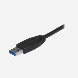 StarTech.com Câble Transfert Données USB 3.2 Gen 1 (5 Gbps) 1.8m, USB-A Mâle/Mâle, Windows/Mac, avec Indicateurs LED, Noir - USB3LINK - Miniature 2