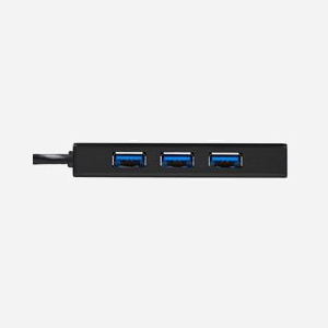 StarTech.com ST3300GU3B : Hub USB 3.2 Gen 1 3 Ports + Gigabit Ethernet, Aluminium, Chipset Genesys Logic GL3522/ASIX AX88179 - Miniature 5