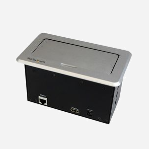StarTech.com BOX4HDECP Boîtier de Table - HDMI/VGA/Mini DP vers HDMI, USB Charge Rapide, Ethernet, Résolution 1080p - Miniature 2