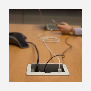 StarTech.com BOX4HDECP Boîtier de Table - HDMI/VGA/Mini DP vers HDMI, USB Charge Rapide, Ethernet, Résolution 1080p - Miniature 5