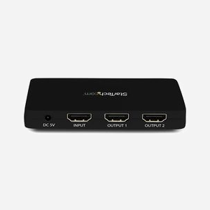 StarTech.com Répartiteur HDMI 1x2 ST122HD4K - 4K HDMI 1.4, Boîtier Aluminium, Résolution max 4096x2160, Audio 7.1, EDID, HDCP, Noir, Alimentation Externe. - Miniature 3