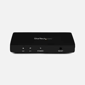 StarTech.com Répartiteur HDMI 1x2 ST122HD4K - 4K HDMI 1.4, Boîtier Aluminium, Résolution max 4096x2160, Audio 7.1, EDID, HDCP, Noir, Alimentation Externe. - Miniature 2