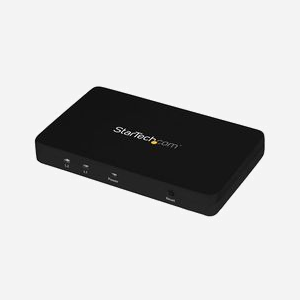 StarTech.com Répartiteur HDMI 1x2 ST122HD4K - 4K HDMI 1.4, Boîtier Aluminium, Résolution max 4096x2160, Audio 7.1, EDID, HDCP, Noir, Alimentation Externe. - Miniature 1