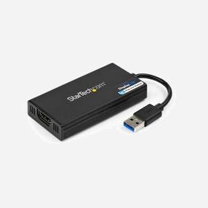 StarTech.com USB32HD4K : Adaptateur USB 3.0 vers HDMI 4K 30Hz, Chipset DisplayLink DL-5500, 1024 Mo, Compatible Windows, macOS, Linux, ChromeOS - Miniature 1