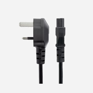StarTech.com Cordon Alimentation GB BS1363 vers C5 2m - 2.5A 250V 18AWG - Connecteur Type G Mâle vers Coupleur C5 Femelle - PVC Noir - RoHS - Miniature 4