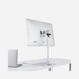StarTech.com Support de bureau écran 12-34" Argent ARMPIVSTND Acier/Alu VESA 75x75/100x100 Inclinaison -15°/+45° Rotation 360° Charge max 14kg - Miniature 5
