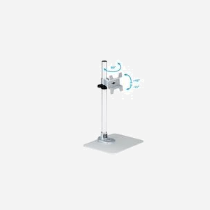 StarTech.com Support de bureau écran 12-34" Argent ARMPIVSTND Acier/Alu VESA 75x75/100x100 Inclinaison -15°/+45° Rotation 360° Charge max 14kg - Miniature 4