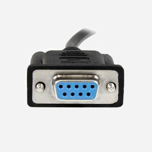 StarTech.com Câble Null Modem Série DB9 RS232 2m, DB9 Femelle/Femelle, Noir, Blindé, AWG28, PVC - SCNM9FF2MBK - Miniature 3