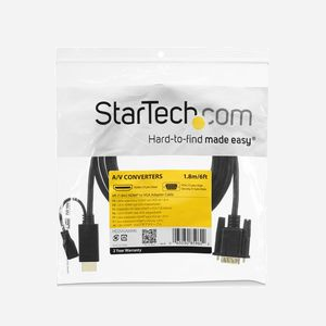 StarTech.com Câble Adaptateur HDMI vers VGA 1.9m (HD2VGAMM6) Actif 1920x1200/1080p M/M Chipset Chrontel-7101A Alimentation USB Optionnelle - Miniature 5