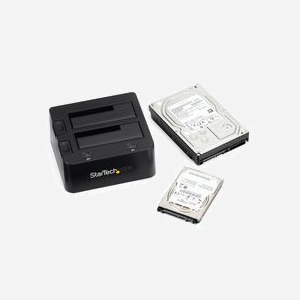 StarTech.com UNIDOCKU33 Station d'accueil USB 3.2 Gen 1 pour HDD/SSD SATA 2.5/3.5" et IDE, UASP, 6 To max, chipset JMicron JMS561U/JMD330 - Miniature 3