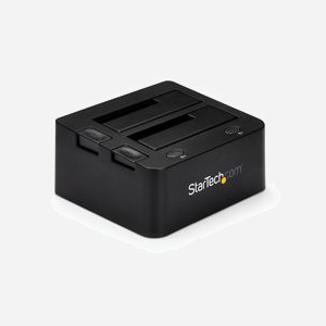 StarTech.com UNIDOCKU33 Station d'accueil USB 3.2 Gen 1 pour HDD/SSD SATA 2.5/3.5" et IDE, UASP, 6 To max, chipset JMicron JMS561U/JMD330 - Miniature 1