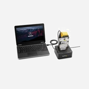 StarTech.com UNIDOCKU33 Station d'accueil USB 3.2 Gen 1 pour HDD/SSD SATA 2.5/3.5" et IDE, UASP, 6 To max, chipset JMicron JMS561U/JMD330 - Miniature 4