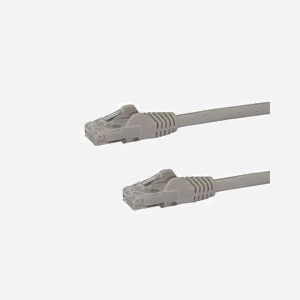 StarTech.com Câble Réseau Cat6 UTP 10m Gris - RJ45 M/M - Gigabit Ethernet 1000Base-T(X) - Conducteur Cuivre - Anti-accroc - PoE - 24 AWG