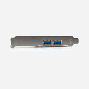 Carte Contrôleur StarTech.com PEXUSB3S2EI PCIe vers 2x USB 3.2 Gen 1 Externes + 2x Internes, Alimentation SATA, Chipset Renesas/NEC µPD720201 - Miniature 3