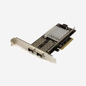 StarTech.com Carte Réseau Fibre Optique 10GbE, 2 Ports SFP+, PCIe 2.0, Chipset Intel 82599, Jumbo Frame 15K, Support VLAN, Windows/Linux/Serveur - Miniature 1