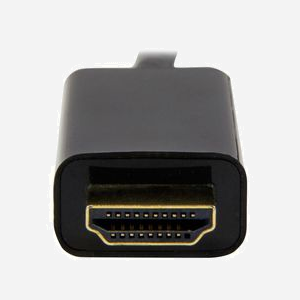 Câble adaptateur StarTech.com Mini DisplayPort vers HDMI 2m, M/M, 4K UHD (3840x2160) 30Hz, DisplayPort 1.2, HDMI 1.4, HDCP & DPCP, Noir - Miniature 5