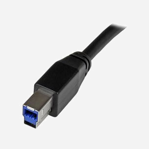StarTech.com Câble USB 3.2 Gen 1 (5Gbps) Actif 5m, USB-A vers USB-B M/M, AWG 28/24, Blindage Mylar, PVC Noir, RoHS, USB3SAB5M - Miniature 3