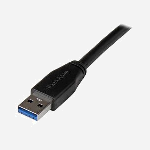 StarTech.com Câble USB 3.2 Gen 1 (5Gbps) Actif 5m, USB-A vers USB-B M/M, AWG 28/24, Blindage Mylar, PVC Noir, RoHS, USB3SAB5M - Miniature 2