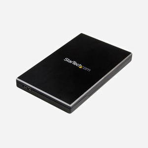 StarTech.com Boîtier Externe USB 3.1 Gen 2 pour HDD/SSD SATA 2.5" (9.5mm) USB Micro-B - Aluminium Noir - UASP - Chipset ASMedia ASM1351 - 10Gbps - Miniature 1