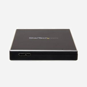 StarTech.com Boîtier Externe USB 3.1 Gen 2 pour HDD/SSD SATA 2.5" (9.5mm) USB Micro-B - Aluminium Noir - UASP - Chipset ASMedia ASM1351 - 10Gbps - Miniature 2