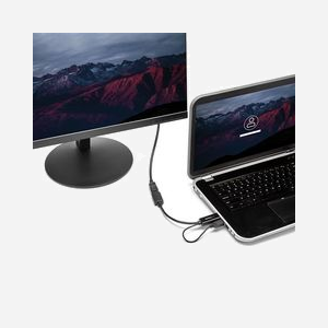 StarTech.com HD2DP Adaptateur HDMI vers DisplayPort 4K UHD (3840x2160) 30Hz Actif, Alimentation USB, Chipset MegaChips STDP2600, HDCP, Noir - Miniature 2