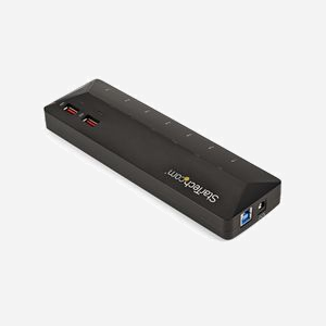 StarTech.com Hub USB 3.2 Gen 1 (5Gbps) à 7 Ports Type-A + 2 Ports de Charge 2.4A (ST93007U2C) - Chipset VLI VL812 - Noir - Miniature 2
