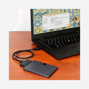 Adaptateur StarTech.com USB 3.1 (10Gbps) vers SATA III pour SSD/HDD 2.5", UASP, ASM1351, Connecteurs USB-A/SATA, Longueur 0.5m - Miniature 4