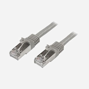 StarTech.com Câble Réseau Cat6 SF/UTP (S-FTP) 0.5m Gris - RJ45 Mâle/Mâle - 26 AWG - 500MHz - Anti-Accroc - Cuivre - PVC - RoHS - N6SPAT50CMGR