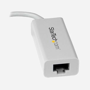 StarTech.com Adaptateur USB-C vers Gigabit Ethernet RJ45, USB 3.2 Gen 1, Chipset Realtek RTL8153, Blanc, Support Jumbo Frames 9000, Compatible Windows/macOS/Linux - Miniature 2