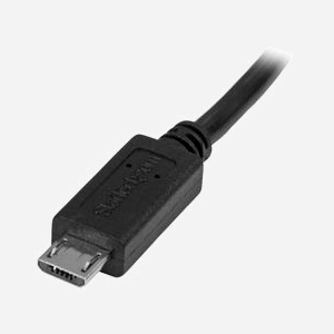 StarTech.com Câble Extension Micro USB 2.0 0.5m Noir - Mâle/Femelle, OTG, PVC, USB B, AWG 24/32, Blindage Aluminium Mylar, 480Mbit/s USBUBEXT50CM - Miniature 3