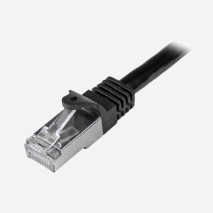 StarTech.com N6SPAT2MBK Câble Réseau Cat6 SF/UTP (S-FTP) 2m Noir, RJ45 Mâle-Mâle, Gigabit Ethernet 1000Base-T(X), PVC, Cuivre, 500 MHz - Miniature 2