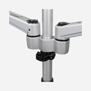StarTech.com Support Bureau Double Écran Bras Articulés ARMDUAL30, 12"-30", VESA 75/100, Pivot 360°, Charge max 9kg/écran, Pince/Oeillet, Acier/Alu - Miniature 5