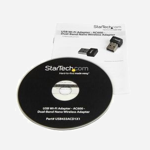 StarTech.com USB433ACD1X1 Adaptateur USB WiFi AC600 Nano Bi-bande, 802.11a/b/g/n/ac, 2.4/5GHz, 433Mb/s(5GHz), 150Mb/s(2.4GHz), Chipset Realtek RTL8811AU, Windows/macOS - Miniature 4