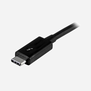StarTech.com Câble Thunderbolt 3 TBLT3MM1M 1m USB-C M/M 20 Gbps, compatible Thunderbolt/USB/DisplayPort, vidéo 4K 60Hz, Power Delivery 60W - Miniature 4