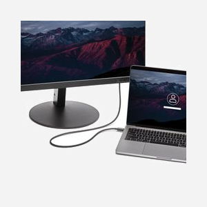 StarTech.com Câble Thunderbolt 3 TBLT3MM1M 1m USB-C M/M 20 Gbps, compatible Thunderbolt/USB/DisplayPort, vidéo 4K 60Hz, Power Delivery 60W - Miniature 2