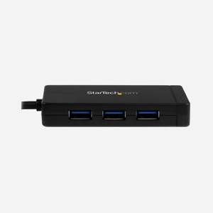 StarTech.com HB30C3A1GE : Hub USB-C vers 3x USB-A 3.2 Gen 1 (5Gbps) + Gigabit Ethernet RJ45, Chipset Genesys Logic/ASIX, Adaptateur secteur inclus - Miniature 3