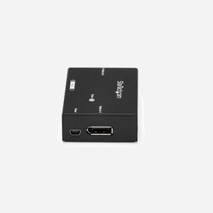 StarTech.com Répéteur/Amplificateur DisplayPort DPBOOST - 4K 60Hz - Extension jusqu'à 20m - UHD 3840x2160 - Audio 7.1 - Alimentation Externe USB - Miniature 3