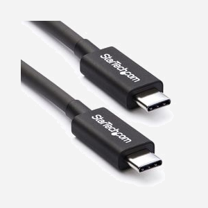 StarTech.com Câble Thunderbolt 3 USB-C 0.5m 40Gbps - Compatible Thunderbolt, USB, DisplayPort - Support Vidéo 5K/4K 60Hz - M/M
