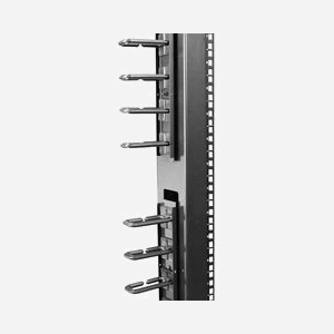 StarTech.com CMVER40UD - Panneau Vertical de Gestion de Câbles Rack 0U - 1.8m (2x91cm) - Acier Noir - Pour Racks 40U+ - RoHS - Vis Incluses - Miniature 5
