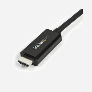 StarTech.com Câble Adaptateur Mini DisplayPort vers HDMI 3m, 4K 30Hz, DP 1.2, HDMI 1.4, HDCP, DPCP, Noir, Résolution Max 4096x2160 - Miniature 3
