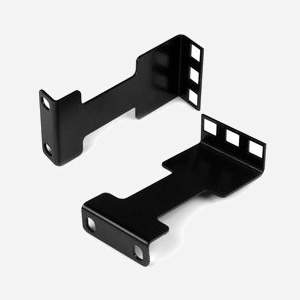 StarTech.com RDA1U : Kit Adaptateur Profondeur Rail Rack Serveur 1U, Extension +/- 10cm, Charge 40kg (4 Montants), Noir, TAA, CE, REACH - Miniature 1