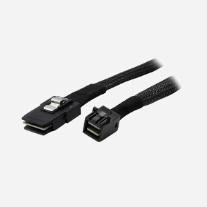 StarTech.com Câble Mini SAS Interne 1m SAS87431M - Connecteur SFF-8087 vers SFF-8643 Mâle/Mâle - Compatible SAS 12 Gb/s et SATA 6 Gb/s