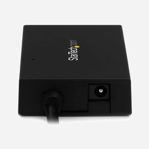 StarTech.com Hub USB-C vers 4x USB-A 3.2 Gen 1 (5Gbps) avec Adaptateur Secteur 20W - Chipset Genesys Logic GL3523, BC 1.2, Noir - Miniature 4