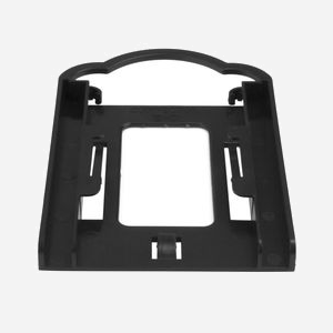 StarTech.com BRACKET125PT : Support de Montage 2.5" vers 3.5" en Plastique Noir, Compatible HDD/SSD SATA/SAS 7-9.5mm, Installation sans Outil - Miniature 3