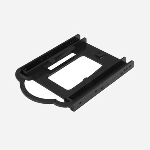 StarTech.com BRACKET125PT : Support de Montage 2.5" vers 3.5" en Plastique Noir, Compatible HDD/SSD SATA/SAS 7-9.5mm, Installation sans Outil - Miniature 1